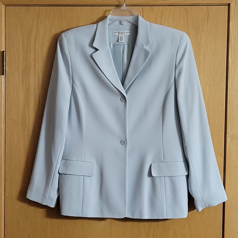Vintage NWOT Josepine Chaus Blue Blazer Sz 16